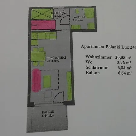 Apartament Polanki Lux 2+1 Apartmán Kolobřeh